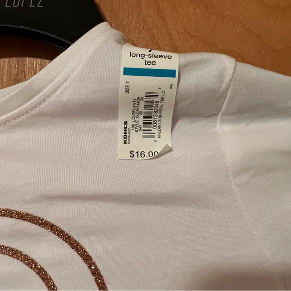 NWT Girls Long Sleeve Tee - Picture 2 of 4